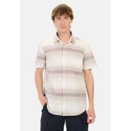 Сорочка Camel Active Short-Sleeved Cotton Shirt with Check Pattern