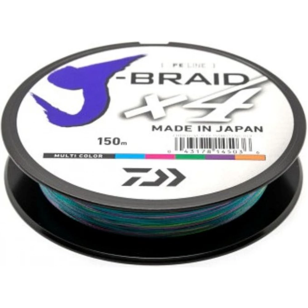 Шнур Daiwa J-Braid X4E 150 m 6.9 kg 0.15 mm 1.2