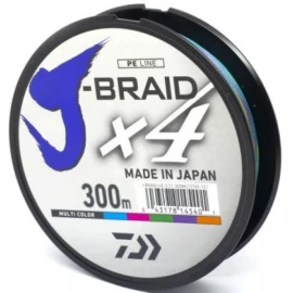 Шнур Daiwa J-Braid X4E 300 m 6.9 kg 0.15 mm 1.2