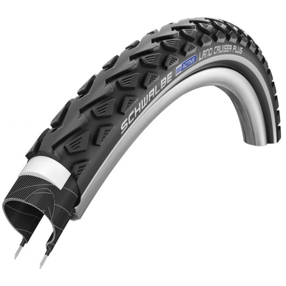 Покришка Schwalbe 28x2.15 (55-622) Land Cruiser Plus PunctureGuard, TwinSkin, B/B+RT HS450 Green Compound
