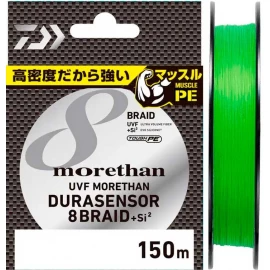 Шнур Daiwa UVF Morethan Dura Sensor X8+SI2 150 m 9.6 kg 0.185 mm 1.2