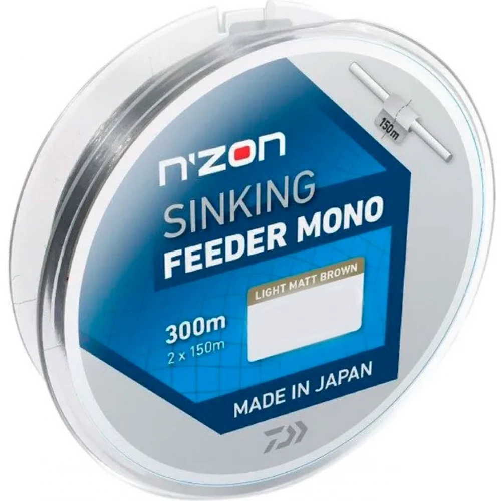 Волосінь Daiwa N`Zon Sinking Feeder Mono Brown 300 m 1.69 kg 0.16 mm