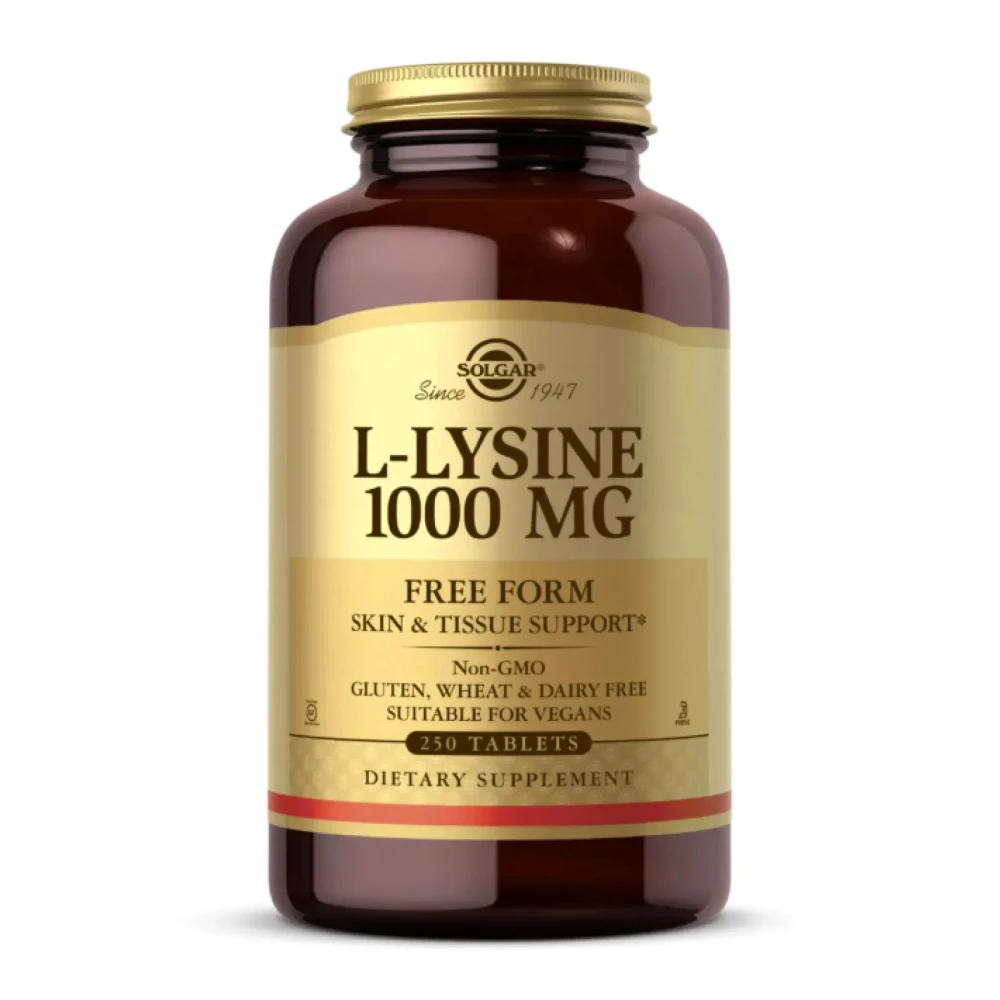 L-лизин Solgar L-Lysine 1000 mg - 250 tabs