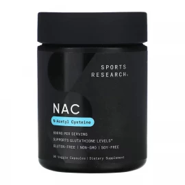 N-ацетил-L-цистеин Sport Research NAC - N-Acetyl-L-Cysteine 600 mg - 90 vcaps
