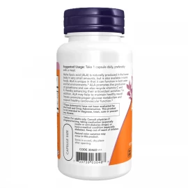 Альфа-липоевая кислота Now Foods Alpha Lipoic Acid 600 mg - 60 vcaps