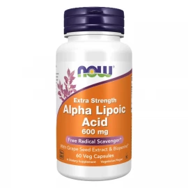 Альфа-липоевая кислота Now Foods Alpha Lipoic Acid 600 mg - 60 vcaps