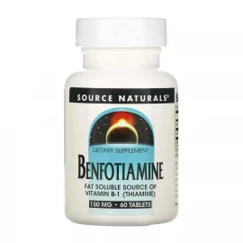 Бенфотиамин Source Naturals Benfotiamine 150 mg - 60 tabs