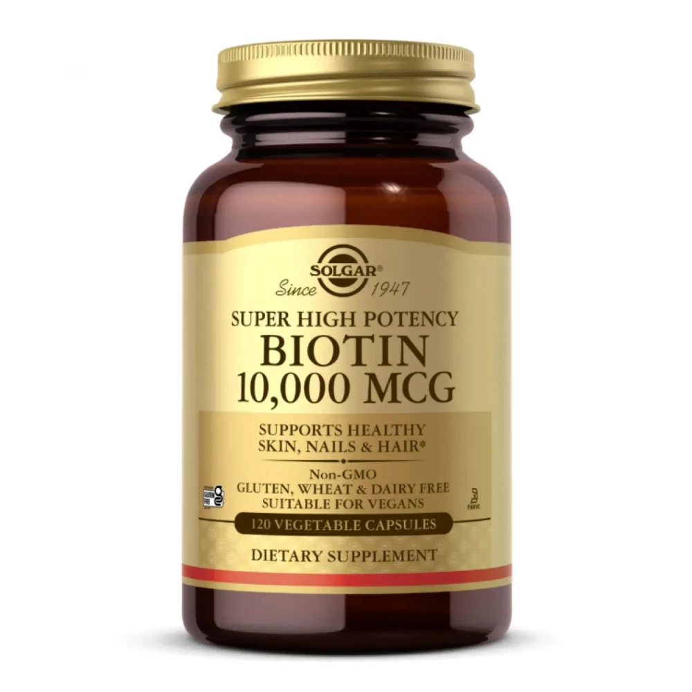Биотин Solgar Biotin 10,000 mcg - 120 vcaps