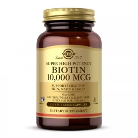 Биотин Solgar Biotin 10,000 mcg - 120 vcaps