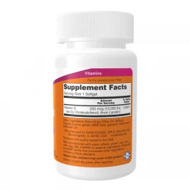 Вітаміни Now Foods Vitamin D-3 10,000 IU - 30 softgels