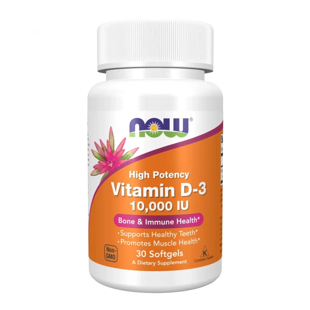 Вітаміни Now Foods Vitamin D-3 10,000 IU - 30 softgels