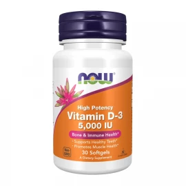 Вітаміни Now Foods Vitamin D-3 5000 IU - 30 softgels