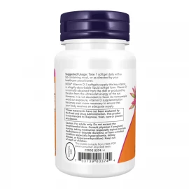 Вітаміни Now Foods Vitamin D-3 5000 IU - 30 softgels
