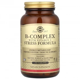 Витамины Solgar B-Complex with Vitamin C Stress Formula - 250 tabs