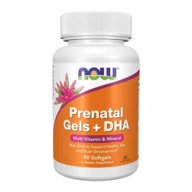 Витамины для беременных Now Foods Prenatal Gels + DHA - 90 softgels