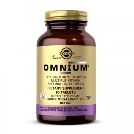 Витаминно-минеральный комплекс Solgar Omnium® Phytonutrient Complex Multiple Vitamin & Mineral Formula - 90 tabs