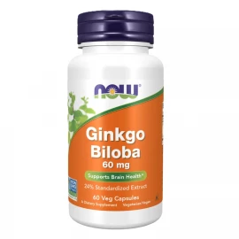Гінкго білоба Now Foods Ginkgo Biloba 60 mg - 60 vcaps