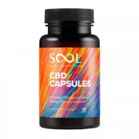 Канабідіол Broad Spectrum Sool CBD Gel Capsules 1500 mg - 30 caps