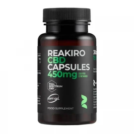 Канабідіол Reakiro CBD Gel Capsules 450 mg - 30 caps
