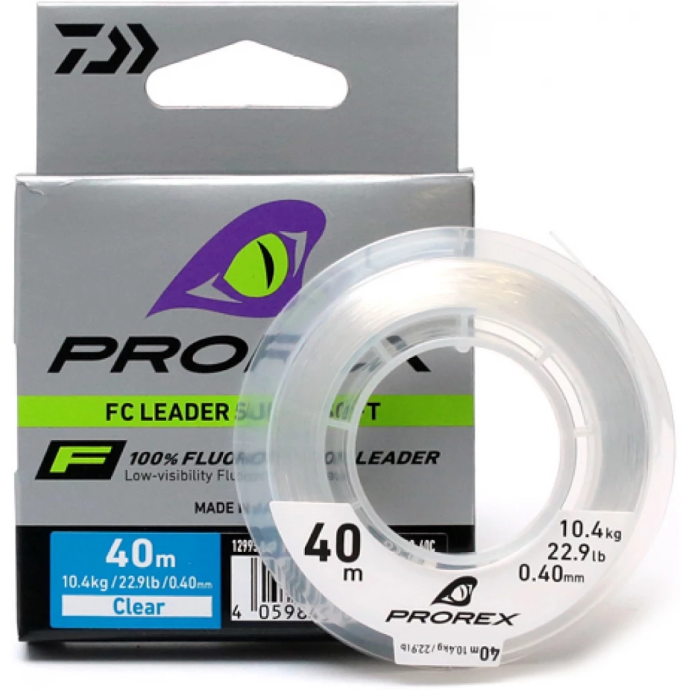 Флюорокарбон Daiwa Prorex FC Leader Super Soft 40 m 10.4 kg 0.40 mm
