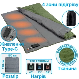 Ковдра з підігрівом Ranger USB 190