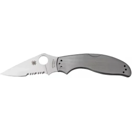 Ніж Spyderco UpTern 8Cr13MoV Stainless Steel напівсерейтор