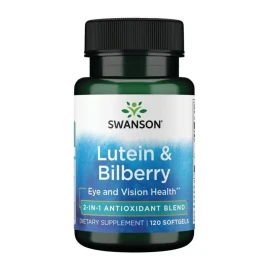 Лютеїн та Чорниця Swanson Lutein & Bilberry - 120 softgels