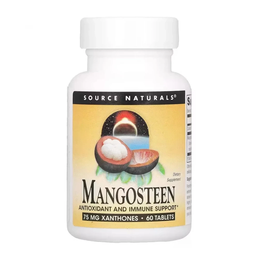 Мангостін Source Naturals Mangosteen 75 mg - 60 tabs
