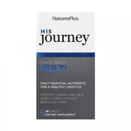 Мультивітаміни Nature's Plus His Journey Once Daily Multi - 30 tabs