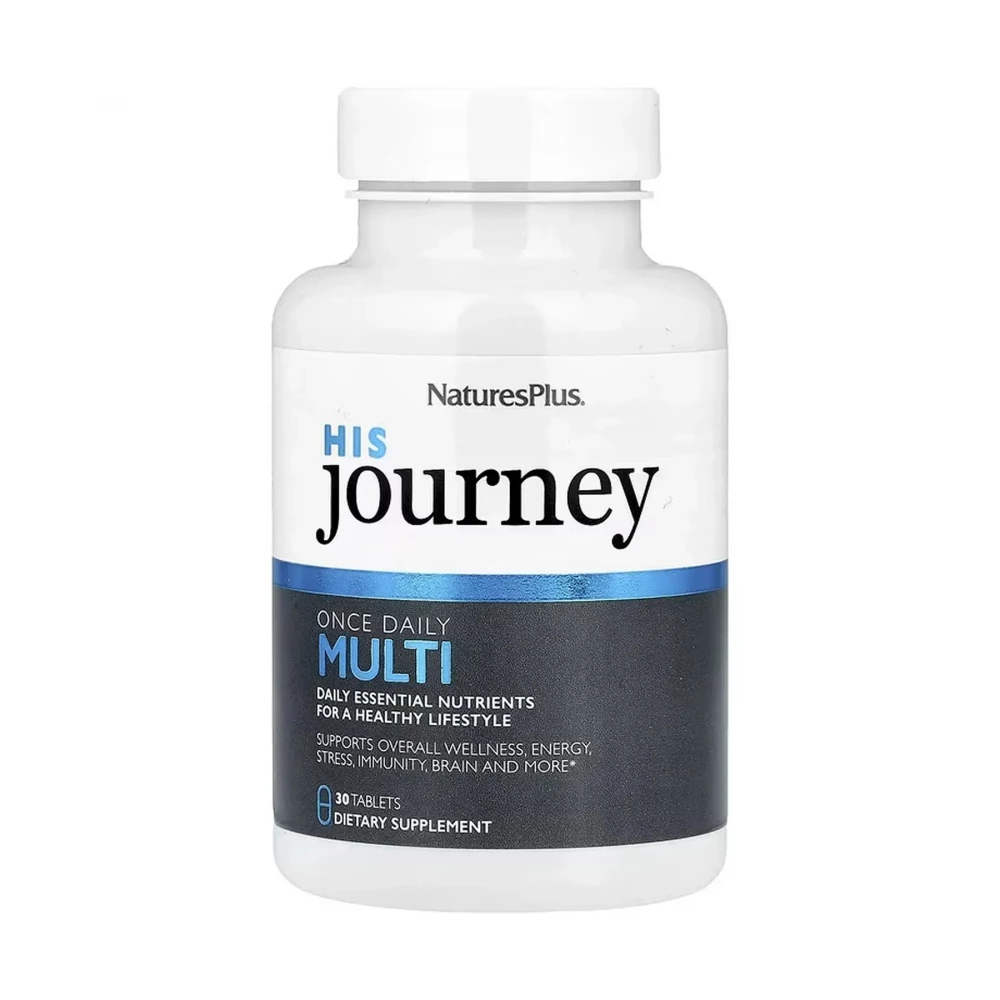 Мультивітаміни Nature's Plus His Journey Once Daily Multi - 30 tabs
