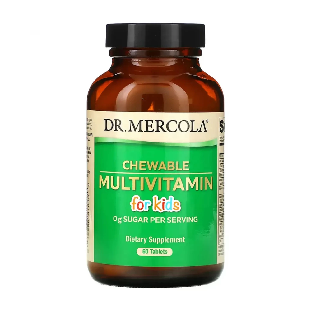 Мультивітаміни для дітей Dr. Mercola Chewable Multivitamin for Kids - 60 tabs