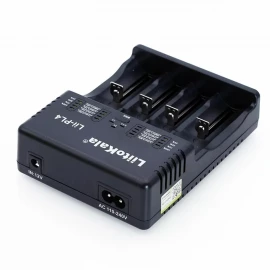 Зарядний пристрій Liitokala Lii-PL4, 4 канала, Ni-Mh/Li-ion/LiFePO4, 220V/12V, LED, Box