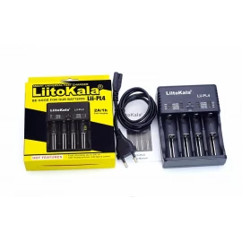 Зарядний пристрій Liitokala Lii-PL4, 4 канала, Ni-Mh/Li-ion/LiFePO4, 220V/12V, LED, Box