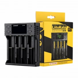 Зарядний пристрій Liitokala Lii-S4, 4 канали, Ni-Mh/Li-ion/LiFePo4, USB, LCD, Box
