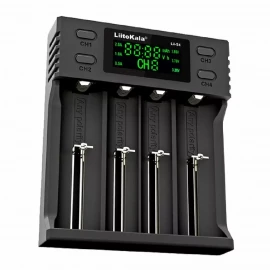 Зарядний пристрій Liitokala Lii-S4, 4 канали, Ni-Mh/Li-ion/LiFePo4, USB, LCD, Box