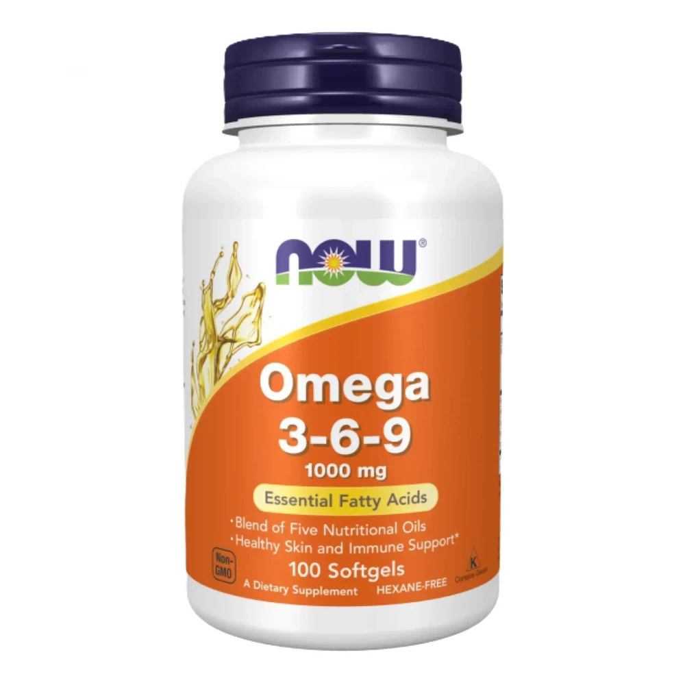 Омега 3-6-9 Now Foods Omega 3-6-9 1000 mg - 100 sgels