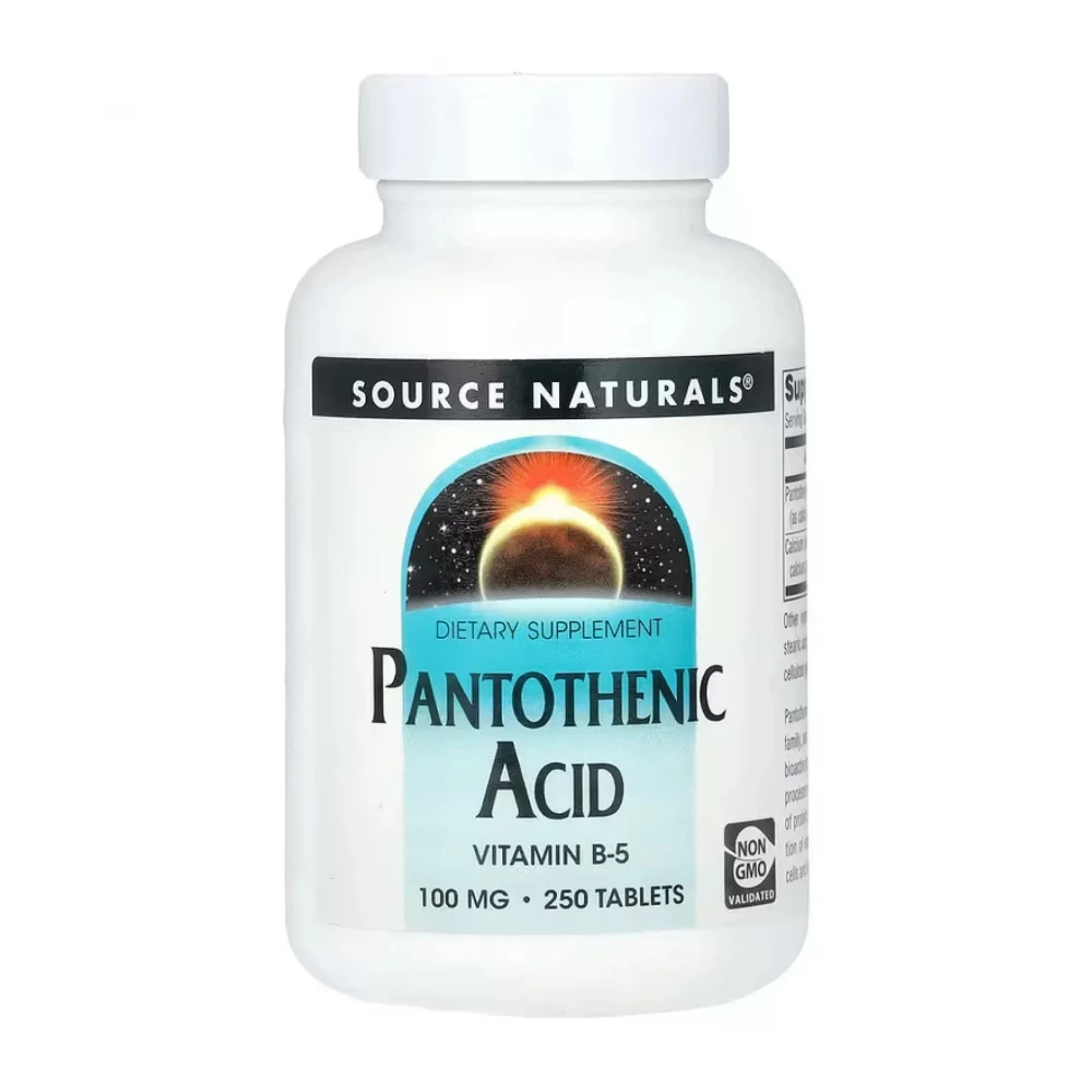 Пантотенова кислота Source Naturals Pantothenic Acid 100 mg - 250 tabs