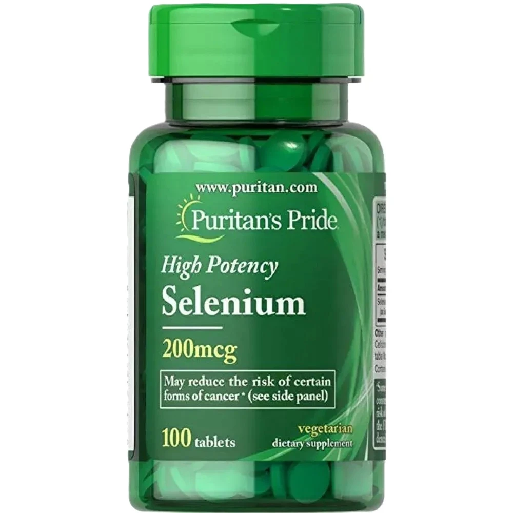 Селен Puritans Pride Selenium 200 mg - 100 tabs