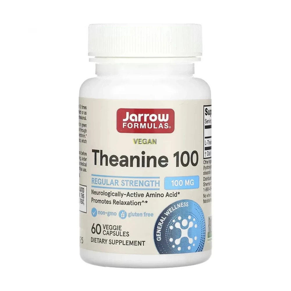 Теанін Jarrow Formulas Theanine 200 mg - 60 vcaps