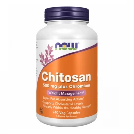 Хітозан Now Foods Chitosan Plus 500 mg - 240 vcaps