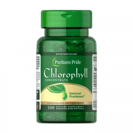 Хлорофіл Puritans Pride Chlorophyll Concentrate 50 mg - 100 softgels