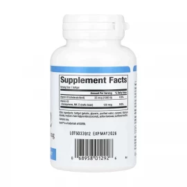 Вітаміни Natural Factors Vitamin D3 & K2 25 mcg (1000 IU) & 120 mcg - 60 softgels