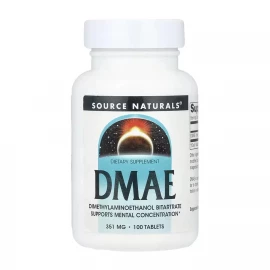 Диметиламіноетанол Source Naturals DMAE 351 mg - 100 tabs