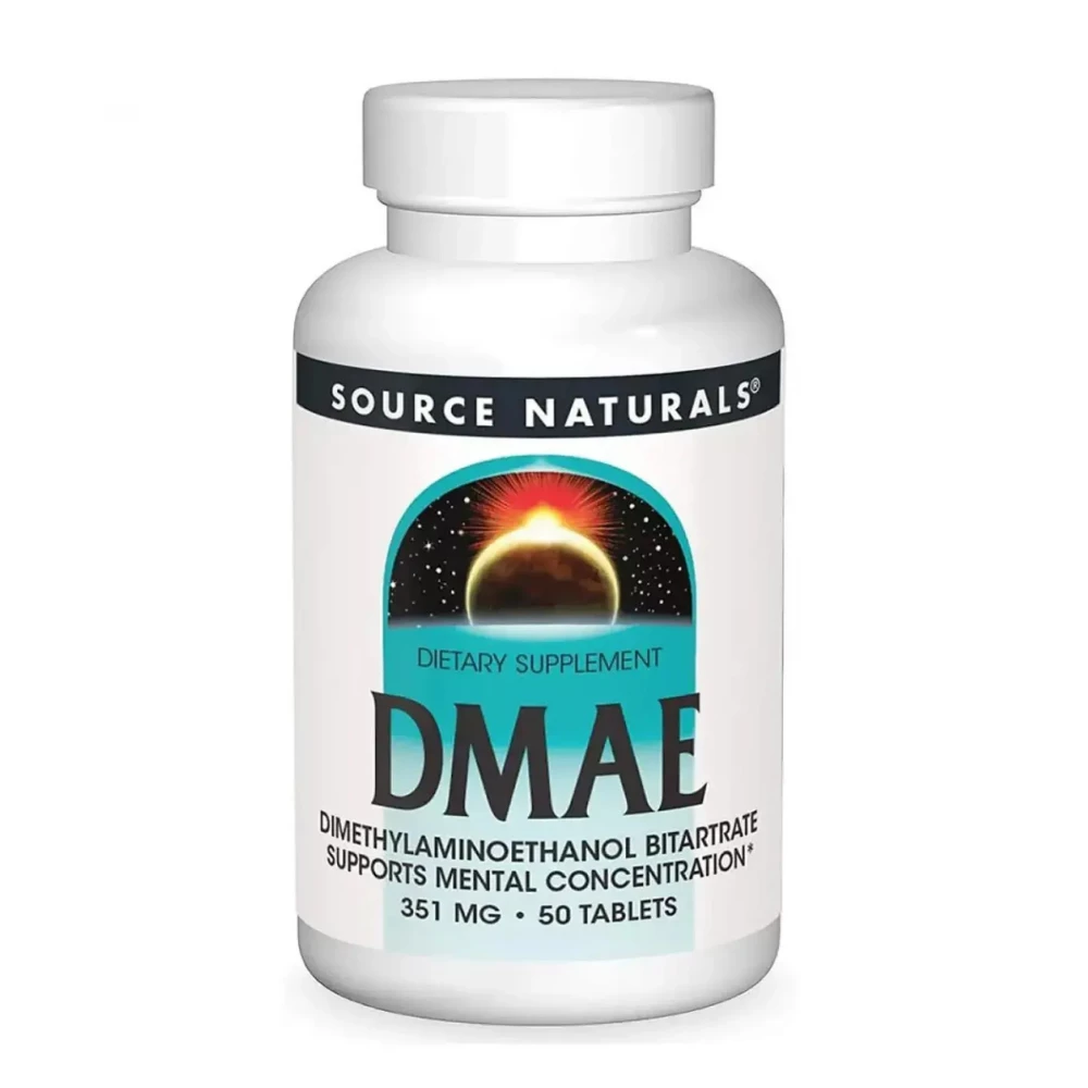 Диметиламіноетанол Source Naturals DMAE 351 mg - 50 tabs