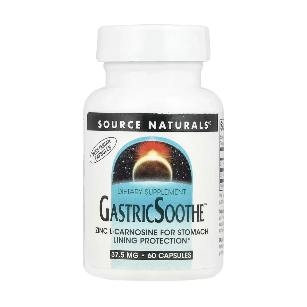 Добавка від печії Source Naturals GastricSoothe™ - 60 caps