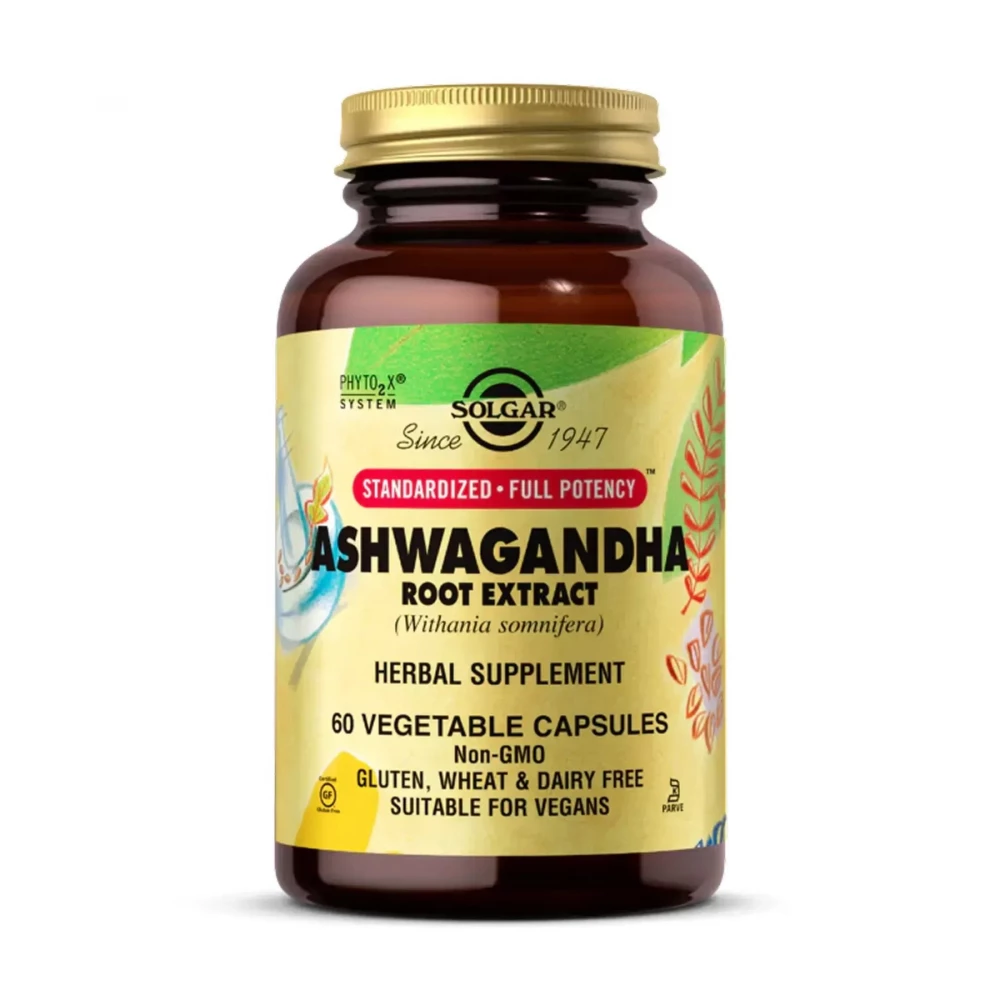 Екстракт кореня Ашваганди Solgar SFP Ashwagandha Root Extract - 60 vcaps