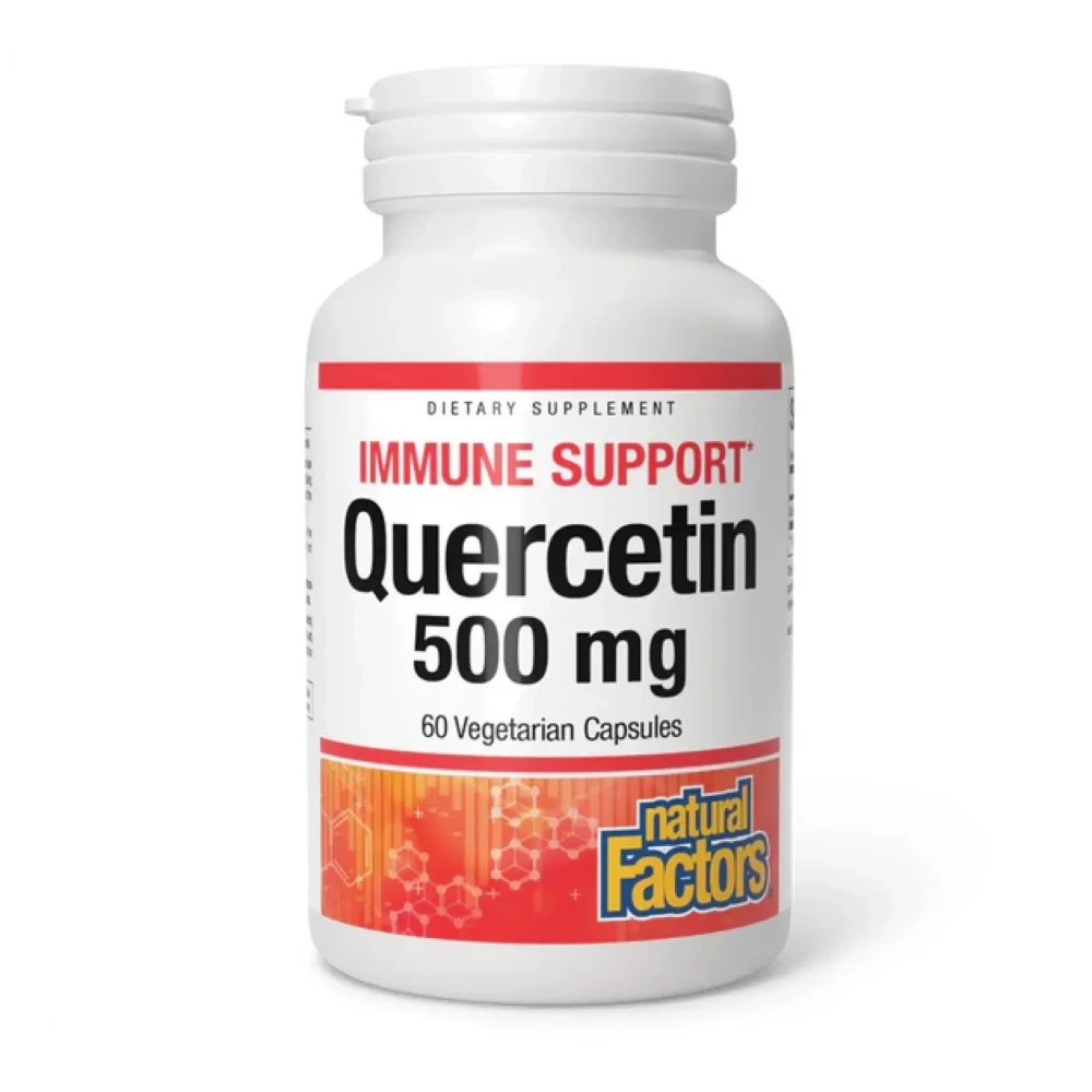 Кверцетин Natural Factors Quercetin 500 mg - 60 vcaps