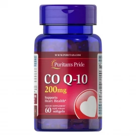 Коэнзим Puritans Pride Q-SORB™ Co Q-10 200 mg - 60 Rapid Release Softgels