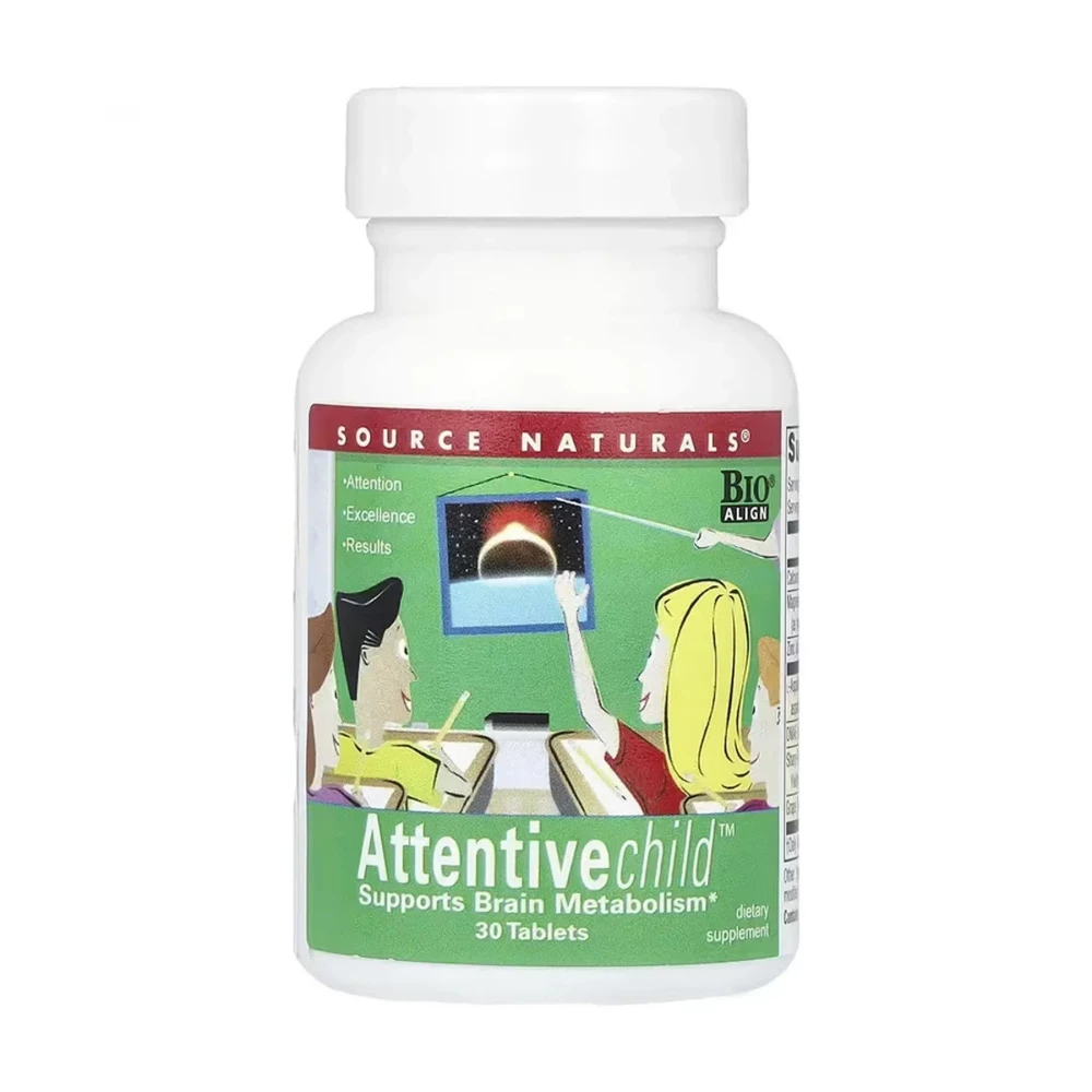 Комплекс для детей Source Naturals Attentive Child™ - 30 tabs