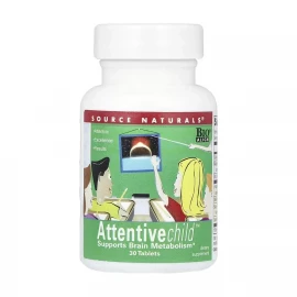 Комплекс для детей Source Naturals Attentive Child™ - 30 tabs